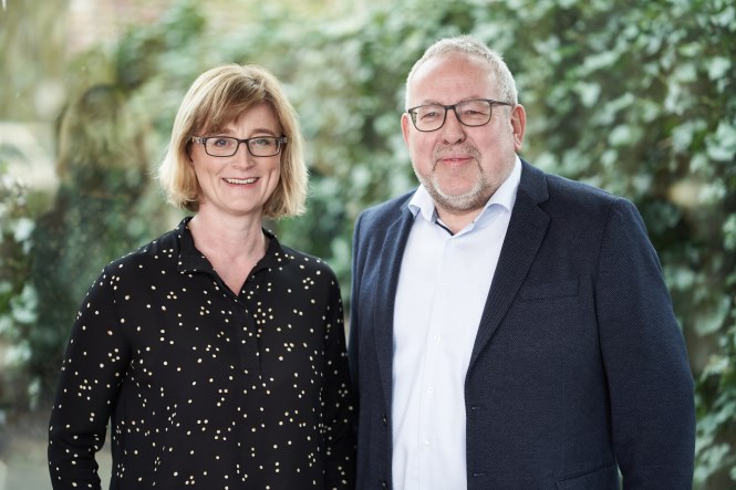 Die alte und neue Fraktionsspitze der FWG: Josef Beermann und Dr. Ute Buchheim.